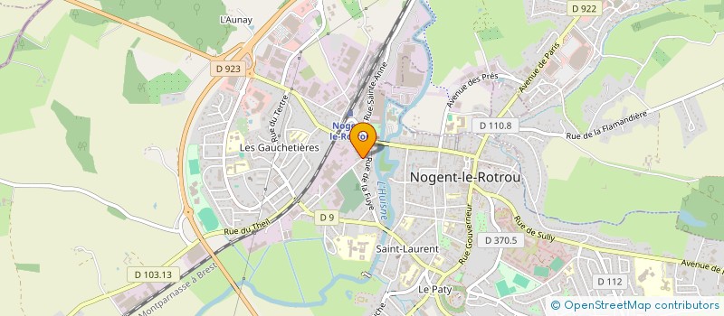 localisation de l'entreprise PASSION RUNNING DU PERCHE à NOGENT-LE-ROTROU