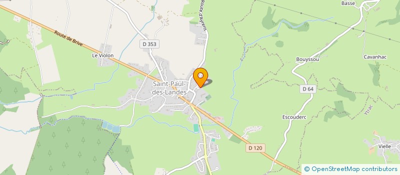 localisation de l'entreprise PASSION SAINT-PAULOISE  SAINT-PAUL-DES-LANDES