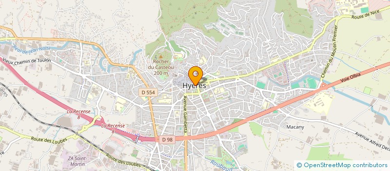 localisation de l'entreprise PASSION SERVICE à HYERES