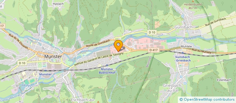 localisation de l'entreprise PASSION SERVICE RIDE  MUNSTER