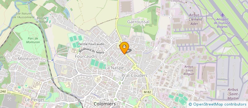 localisation de l'entreprise PASSION SERVICES à COLOMIERS