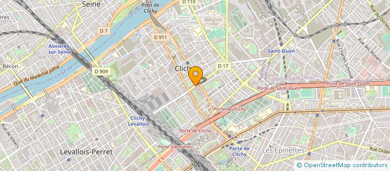 localisation de l'entreprise PASSION SOUS GALETTE à CLICHY