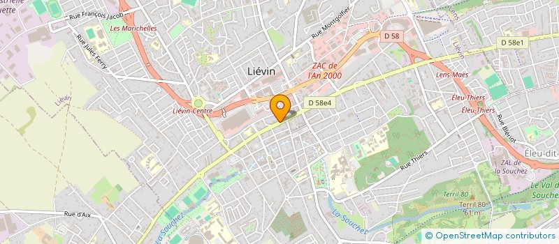localisation de l'entreprise PASSION SPORT MOTO à LIEVIN