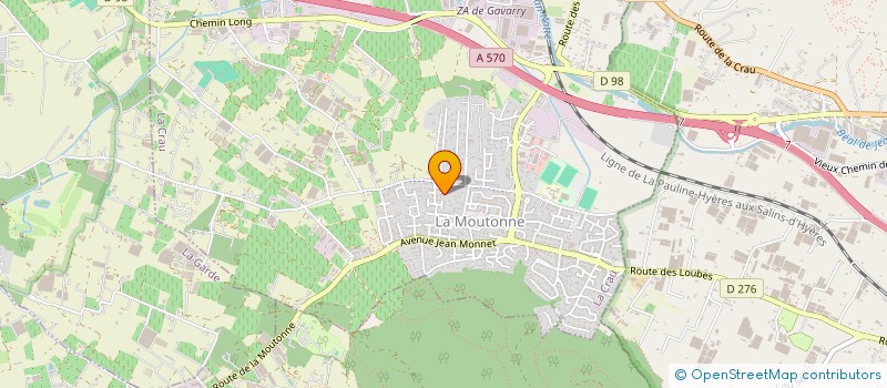 localisation de l'entreprise PASSION SPORT NATURE  LA CRAU