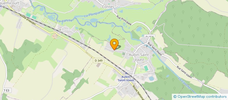 localisation de l'entreprise PASSION SPORTS MECANIQUES  CONCHY-SUR-CANCHE