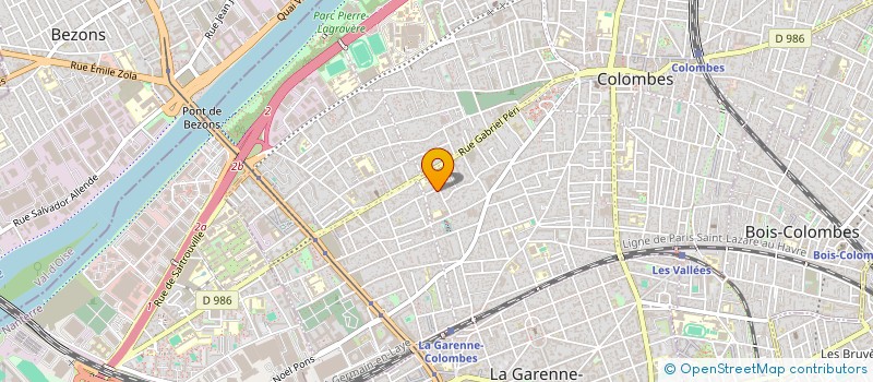 localisation de l'entreprise PASSION SUD  COLOMBES