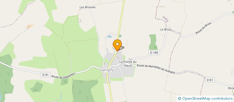 localisation de l'entreprise PASSION SUPERMOT.  COUY