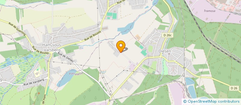 localisation de l'entreprise PASSION TERRE ET FEU  PORCELETTE