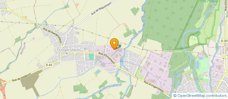 localisation de l'entreprise PASSION TOITURE  UNGERSHEIM