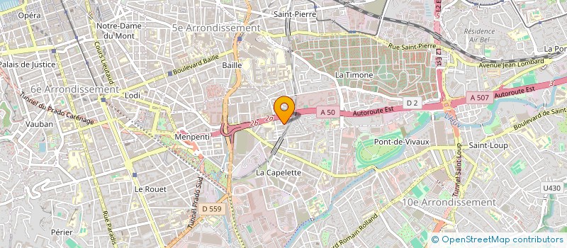localisation de l'entreprise PASSION VACANCES 13 à MARSEILLE
