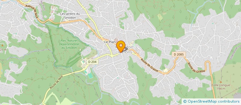 localisation de l'entreprise PASSION VOYAGES  ROQUEFORT-LES-PINS