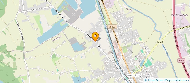 localisation de l'entreprise PASSION ZYK  SAINT-JORY