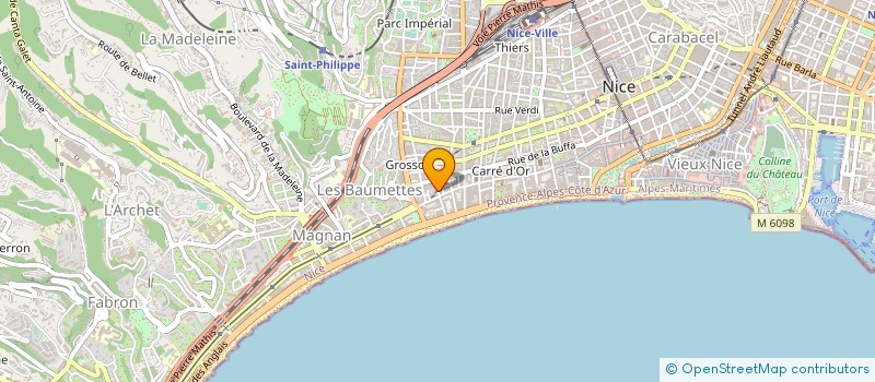 localisation de l'entreprise PASSIONATIVE à NICE