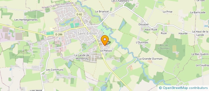 localisation de l'entreprise PASSIONIS  SAINT-ERBLON