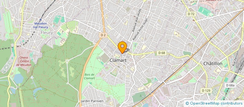 localisation de l'entreprise PASSIONNEMENT BEAUTE à CLAMART