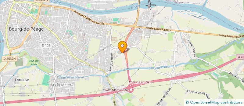 localisation de l'entreprise PASSIONNEMENT BIO  CHATUZANGE-LE-GOUBET