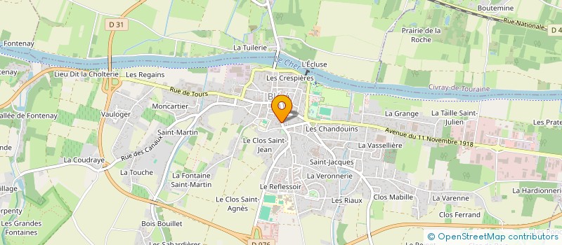 localisation de l'entreprise PASSIONNEMENT CHOCOLAT  BLERE