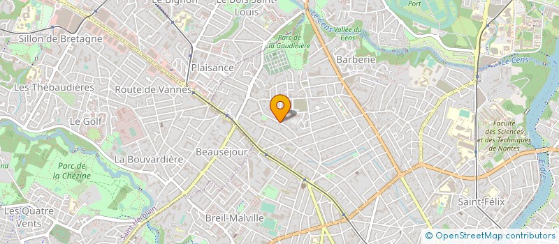 localisation de l'entreprise PASSIONPLATRE MARC CHAUVEAU à NANTES