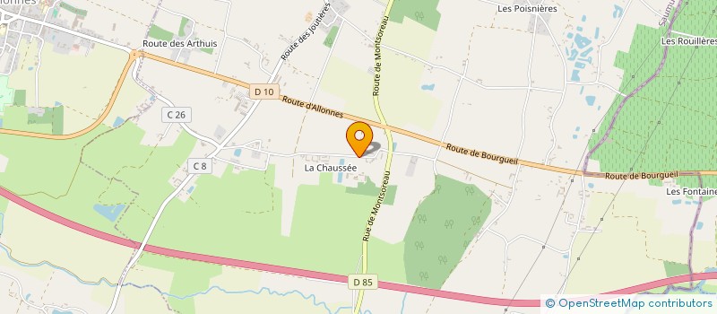 localisation de l'entreprise PASSIONS  BRAIN-SUR-ALLONNES