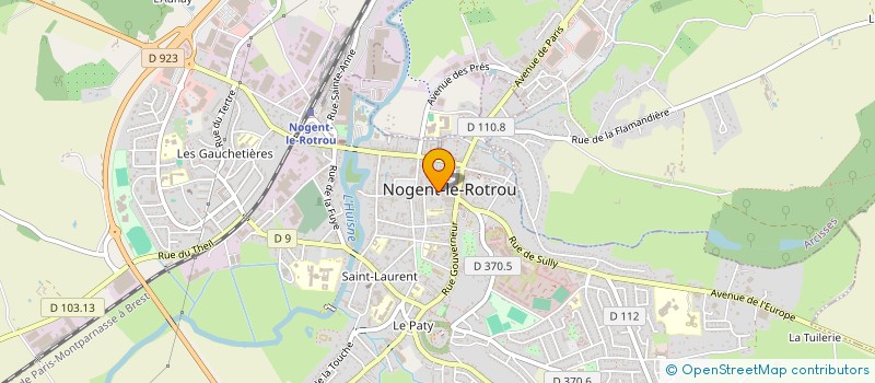 localisation de l'entreprise PASSIONS CHOCOLAT à NOGENT-LE-ROTROU