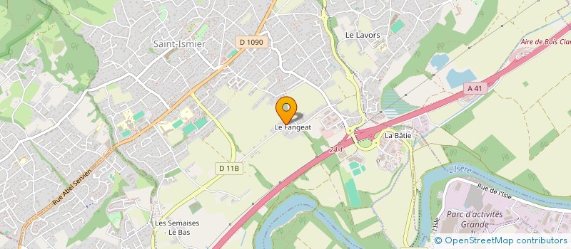 localisation de l'entreprise PASSIONS & COLLECTIONS  SAINT-ISMIER