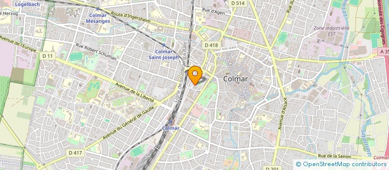 localisation de l'entreprise PASSIONS CROISEES à STRASBOURG
