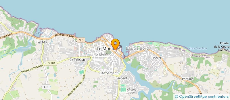 localisation de l'entreprise PASSIONS DE CHEZ NOUS à LE MOULE