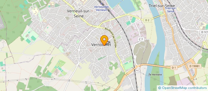 localisation de l'entreprise PASSIONS ET PARTAGES  VERNOUILLET