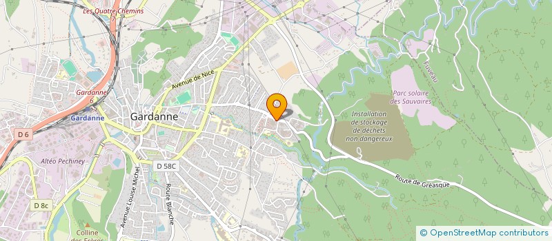 localisation de l'entreprise PASSIONS LOISIRS ET CREATIONS à GARDANNE