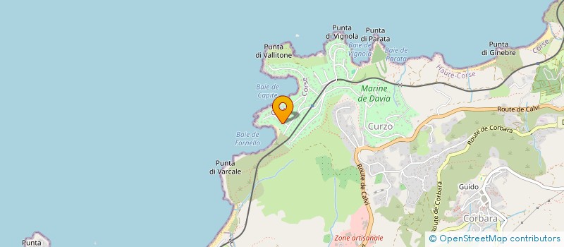 localisation de l'entreprise PASSIUNELLA à CORBARA