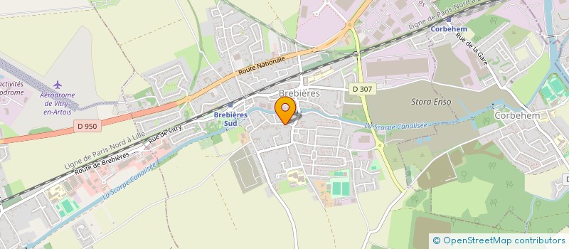 localisation de l'entreprise PASSIV HABITAT  BREBIERES