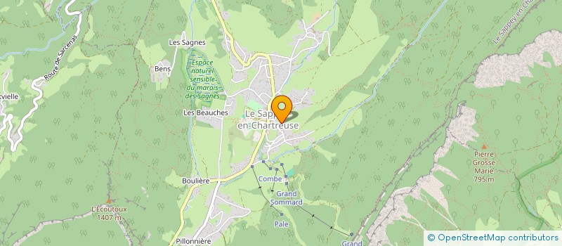 localisation de l'entreprise PASSMATE  LE SAPPEY-EN-CHARTREUSE