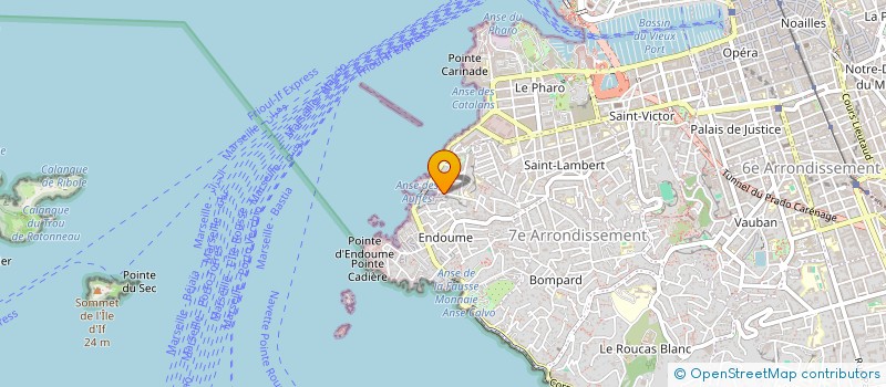 localisation de l'entreprise PASSO  MARSEILLE