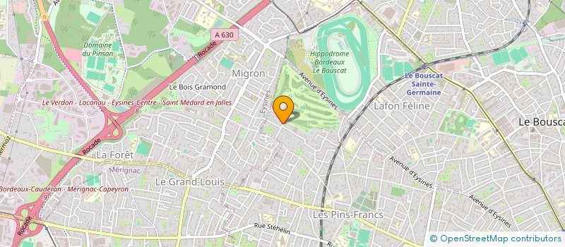 localisation de l'entreprise PASSO IMMOBILIER à BORDEAUX