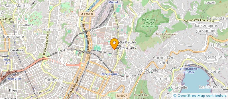 localisation de l'entreprise PASSOLUNGHI & CO à NICE