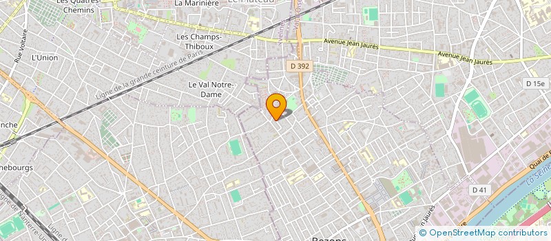 localisation de l'entreprise PASSONET à BEZONS