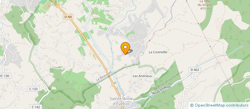 localisation de l'entreprise PASSONI ANDRE ET FILS  LE BEAUSSET