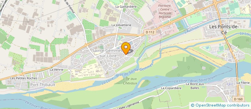 localisation de l'entreprise PASSONS AU JARDIN à SAINTE-GEMMES-SUR-LOIRE