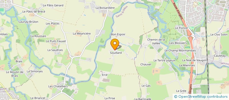 localisation de l'entreprise PASSOS  SAINT-ERBLON