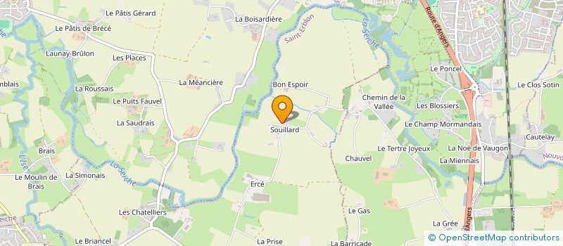 localisation de l'entreprise PASSOS COLLIN  SAINT-ERBLON