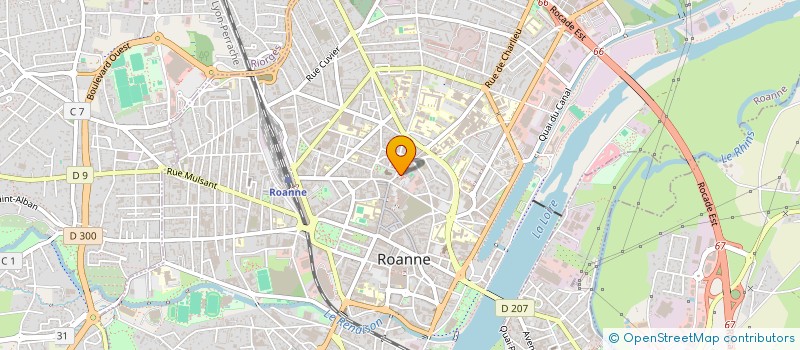 localisation de l'entreprise PASSOT INDIVISION à ROANNE