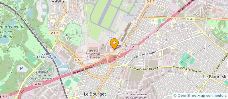 localisation de l'entreprise PASSPARTOO à LE BOURGET
