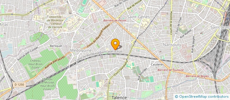 localisation de l'entreprise PASSPORT à TALENCE