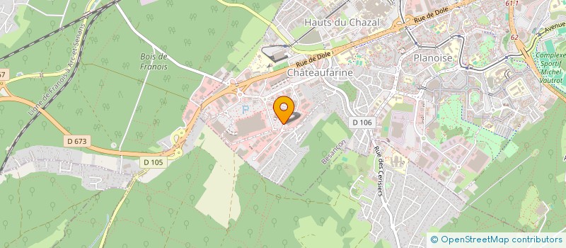 localisation de l'entreprise PASSPORT à BESANCON