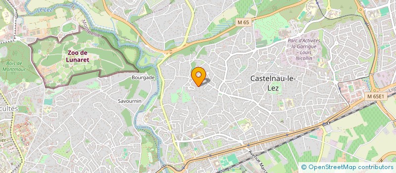 localisation de l'entreprise PASSREL  CASTELNAU-LE-LEZ