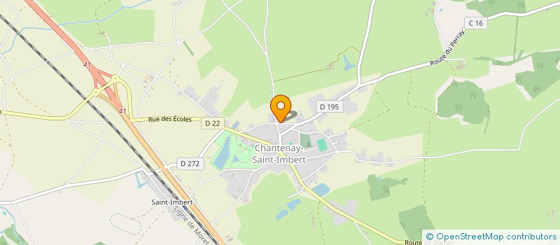 localisation de l'entreprise PASST 58 à CHANTENAY-SAINT-IMBERT