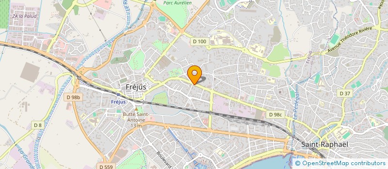 localisation de l'entreprise PASSY à FREJUS