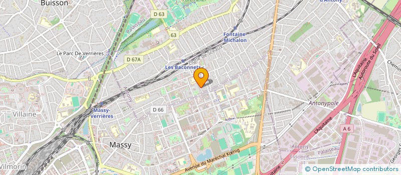 localisation de l'entreprise PASSY CONSEILS à ANTONY