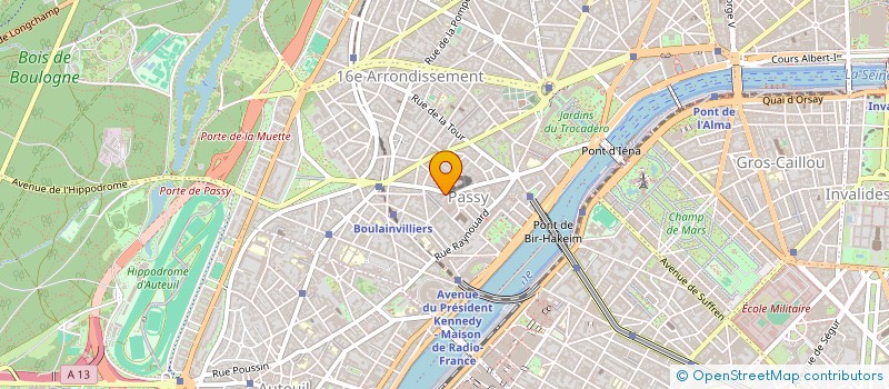 localisation de l'entreprise PASSY LG  PARIS