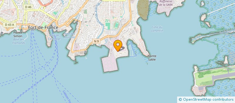 localisation de l'entreprise PASSY N 19  FORT-DE-FRANCE